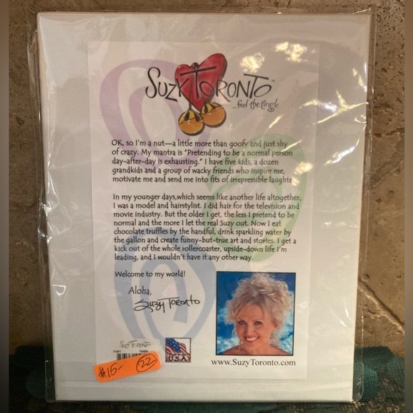 New 5x7 matted Suzy Toronto print - Picture 2 of 2